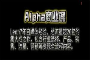 Leon商业课程